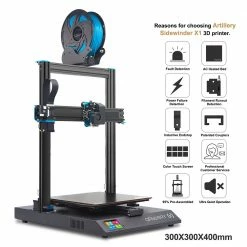 Artillery Sidewinder X1 SW-X1 3D Printer 300x300x400mm High Precision Dual Z axis TFT Touch Screen -US Consumer Electronics Shop 2020 Newest Artillery Sidewinder X1 SW X1 3D Printer 300x300x400mm Lar 426065 2