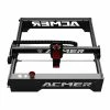ACMER P1 10W Laser Engraver Cutter, 0.06x0.08mm Spot, 10000mm/min Engraving Speed, Offline Engraving, 32-bit Motherboard, 400x410mm