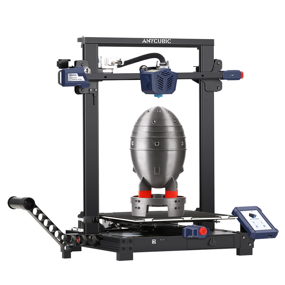 Anycubic Kobra Plus 3D Printer, 25-point Auto Leveling, Bowden Extruder, 4.3 inch Display, 180mm/s Speed, 350x300x300mm 1 Anycubic Kobra Plus 3D Printer, 25-point Auto Leveling, Bowden Extruder, 4.3 inch Display, 180mm/s Speed, 350x300x300mm