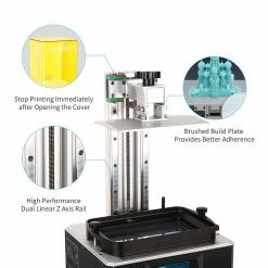 Anycubic Photon Mono X 3D Printer, 8.9 inch 4K Monochrome LCD Display, APP Control, 192*120*245mm -US Consumer Electronics Shop Anycubic Photon Mono X 3D Printer 472764 2