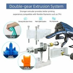 Anycubic Vyper 3D Printer, Auto Leveling, Stepper Drivers, 4.3" Display, 245x245x260mm 8 Anycubic Vyper 3D Printer, Auto Leveling, Stepper Drivers, 4.3" Display, 245x245x260mm -US Consumer Electronics Shop Anycubic Vyper 3D Printer 472768 2