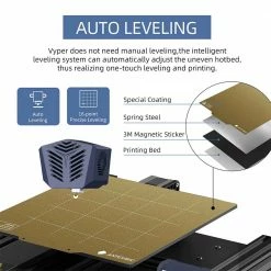 Anycubic Vyper 3D Printer, Auto Leveling, Stepper Drivers, 4.3" Display, 245x245x260mm 9 Anycubic Vyper 3D Printer, Auto Leveling, Stepper Drivers, 4.3" Display, 245x245x260mm -US Consumer Electronics Shop Anycubic Vyper 3D Printer 472768 3