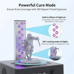 Anycubic Wash & Cure Machine 2.0, Washing size 120mm*74mm*165mm, Curing size 140mm*165mm 10 Anycubic Wash & Cure Machine 2.0, Washing size 120mm*74mm*165mm, Curing size 140mm*165mm -US Consumer Electronics Shop Anycubic Wash and Cure 2 0 Machine 473350 4