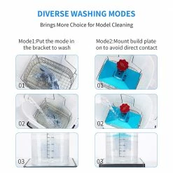 Anycubic Wash & Cure Plus Machine, Basket Washing Size 192mm*120mm*290mm, Curing Size 190mm*245mm 10 Anycubic Wash & Cure Plus Machine, Basket Washing Size 192mm*120mm*290mm, Curing Size 190mm*245mm -US Consumer Electronics Shop Anycubic Wash and Cure Plus Machine 473352 4