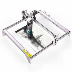 ATOMSTACK A5 PRO+ 5.5-6W Laser Engraver Cutter, Compressed Spot, Cuts 12mm Arcylic 15mm Wood, One Key Shutdown, 410*400mm