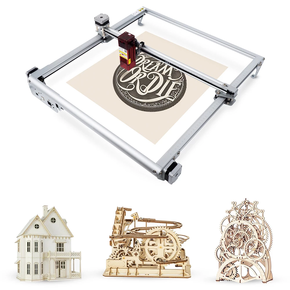 Aufero Laser 2 LU2-4 SF Laser Engraving Machine, 32Bit Motherboard, Optically Compressed Laser, 10,000mm/min, 24V/2A, High Precision 3 Aufero Laser 2 LU2-4 SF Laser Engraving Machine, 32Bit Motherboard, Optically Compressed Laser, 10,000mm/min, 24V/2A, High Precision - Image 3