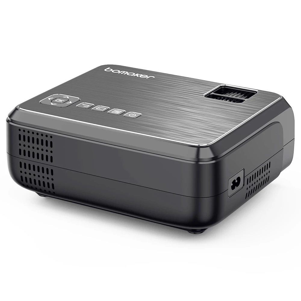 Bomaker GC355 Native 720P Projector 200 ANSI Lumens iOS Android Wireless Screen Mirroring - Gray 6 Bomaker GC355 Native 720P Projector 200 ANSI Lumens iOS Android Wireless Screen Mirroring - Gray - Image 6