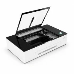 Gweike Cloud Pro 50W Desktop Laser Cutter Engraver with Rotary Roller, Engraving Cylinder Items, Auto-Focus, 600mm/s Speed, 0.025mm Precision, Wi-Fi Control, Panoramic Camera, 510mmx300mm