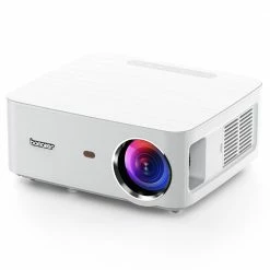 Bomaker Cinema 500 Max 1080P LCD Projector, 400 ANSI Lumens, 4K Decoding, 5G WiFi Bluetooth, Night Mode, Keystone Correction,