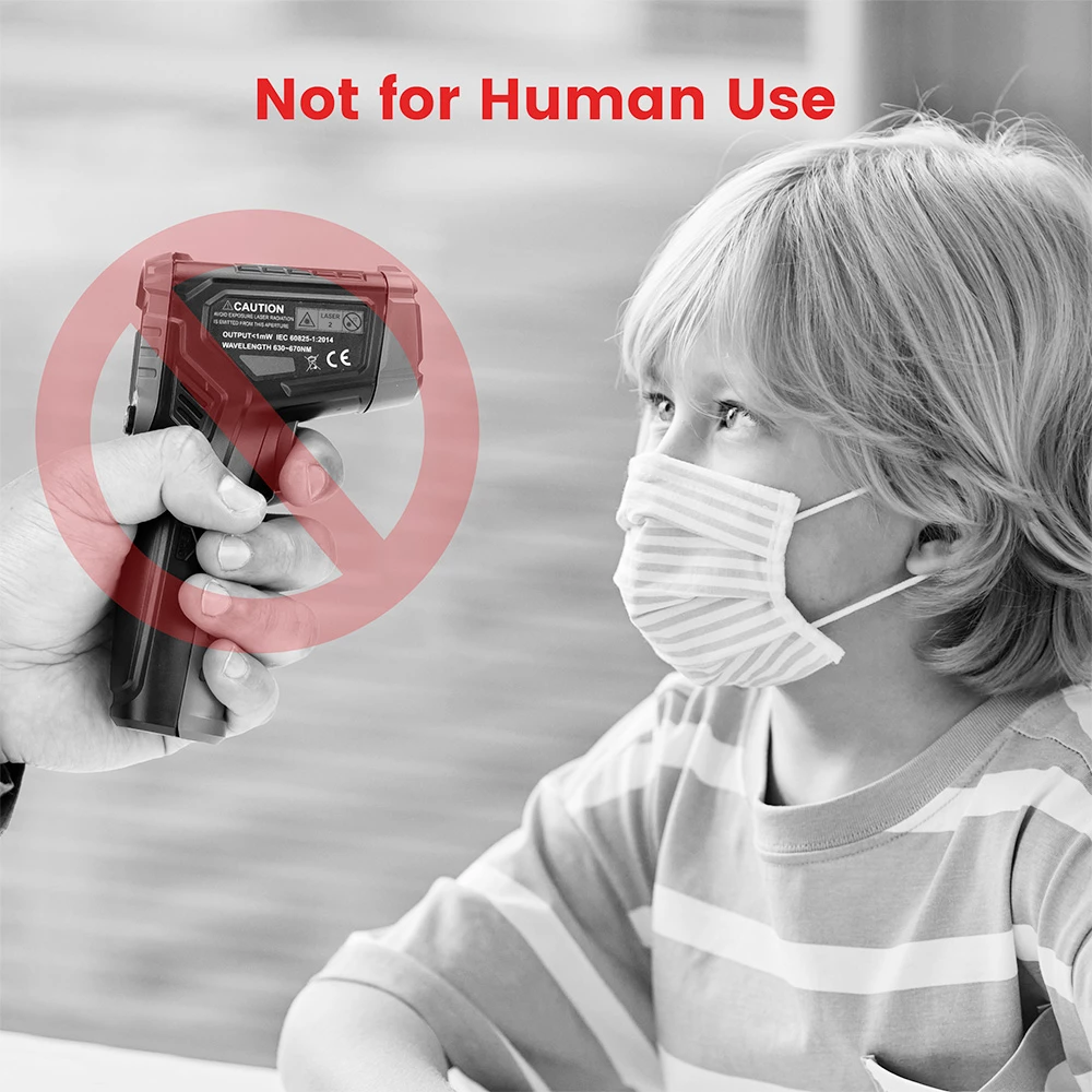 KAIWEETS Apollo 6 Non-Contact Infrared Thermometer (NOT for Humans) Temperature Gun - Black with Purple 2 KAIWEETS Apollo 6 Non-Contact Infrared Thermometer (NOT for Humans) Temperature Gun - Black with Purple - Image 2