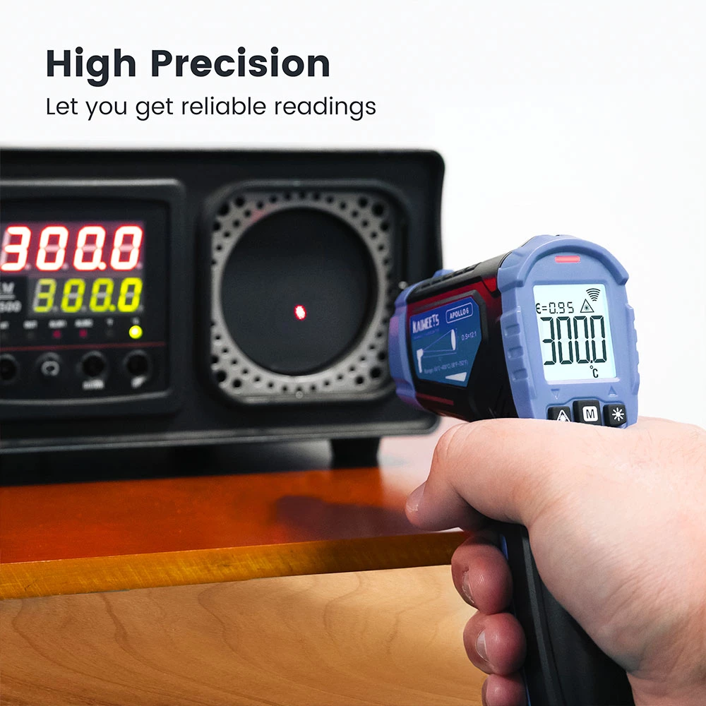 KAIWEETS Apollo 6 Non-Contact Infrared Thermometer (NOT for Humans) Temperature Gun - Black with Purple 4 KAIWEETS Apollo 6 Non-Contact Infrared Thermometer (NOT for Humans) Temperature Gun - Black with Purple - Image 4