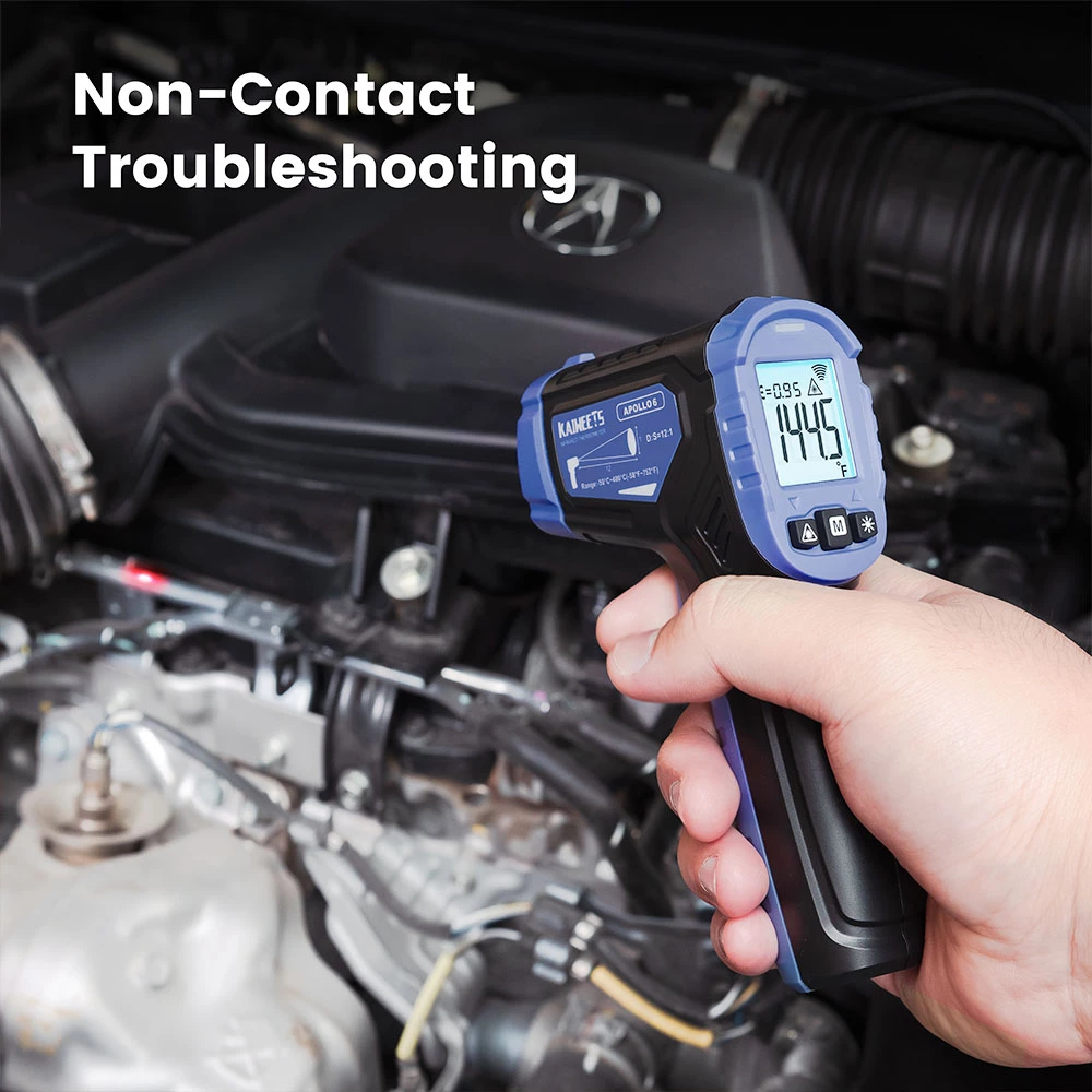 KAIWEETS Apollo 6 Non-Contact Infrared Thermometer (NOT for Humans) Temperature Gun - Black with Purple 5 KAIWEETS Apollo 6 Non-Contact Infrared Thermometer (NOT for Humans) Temperature Gun - Black with Purple - Image 5