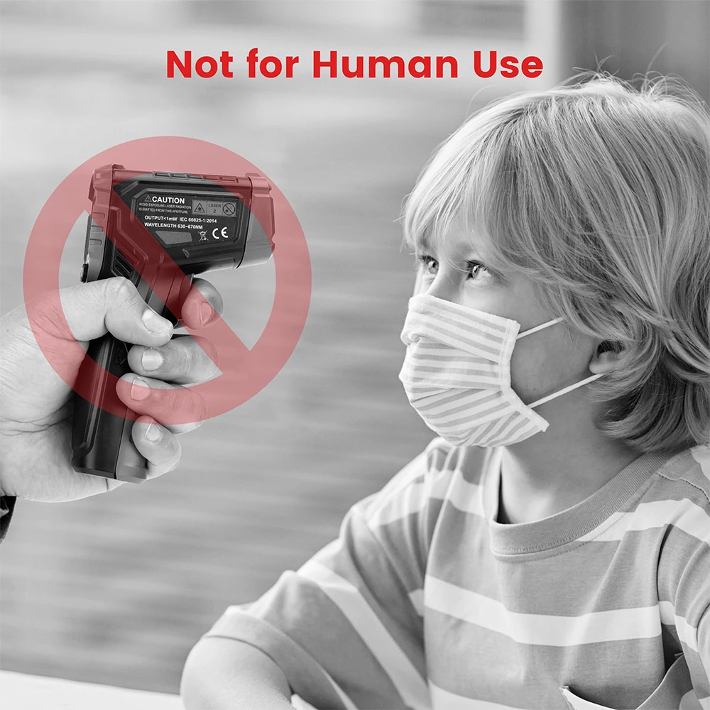 KAIWEETS Apollo 6 Non-Contact Infrared Thermometer (NOT for Humans), Temperature Gun - Pink 2 KAIWEETS Apollo 6 Non-Contact Infrared Thermometer (NOT for Humans), Temperature Gun - Pink - Image 2