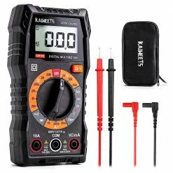 KAIWEETS KM100 Digital Multimeter with Case, DC AC Voltmeter, Ohm Volt Amp Test Meter and Continuity Test Diode Voltage Tester -US Consumer Electronics Shop KAIWEETS Digital Multimeter with Case 474558 2