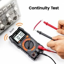 KAIWEETS KM100 Digital Multimeter with Case, DC AC Voltmeter, Ohm Volt Amp Test Meter and Continuity Test Diode Voltage Tester -US Consumer Electronics Shop KAIWEETS Digital Multimeter with Case 474558 4