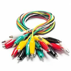 KAIWEETS KET02 Electrical Alligator Clips with Wires Test Leads Sets 10PCS