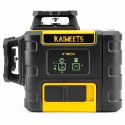 KAIWEETS KT360A Self Leveling Laser Level, 3 X 360, 3D laser level for Picture Hanging, Horizontal/Vertical Line Laser -US Consumer Electronics Shop KAIWEETS KT360A SELF LEVELING LASER 474581 2