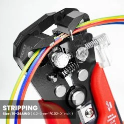 KAIWEETS KWS-103 Multifunctional Automatic Wire Stripper, Wire Cutting, Terminals Crimping Tool with TPR Handle 9 KAIWEETS KWS-103 Multifunctional Automatic Wire Stripper, Wire Cutting, Terminals Crimping Tool with TPR Handle -US Consumer Electronics Shop KAIWEETS KWS 103 Multifunctional Automatic Wire Stripper 505882 3