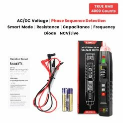 KAIWEETS ST100 Smart Pen Multimeter Digital Voltage Tester DC/AC Non-Contact Voltage Tester with Smart Auto Mode -US Consumer Electronics Shop KAIWEETS ST100 Smart Pen Multimeter Digital Voltage Tester 501117 5