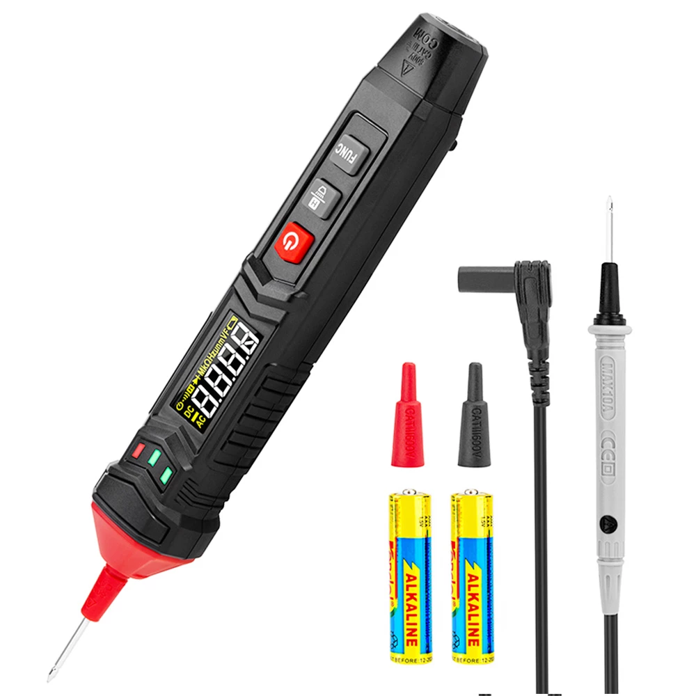 KAIWEETS ST120 Smart Pen Multimeter Digital Voltage Tester DC/AC Non-Contact Voltage Tester with Smart Auto Mode 5 KAIWEETS ST120 Smart Pen Multimeter Digital Voltage Tester DC/AC Non-Contact Voltage Tester with Smart Auto Mode - Image 5