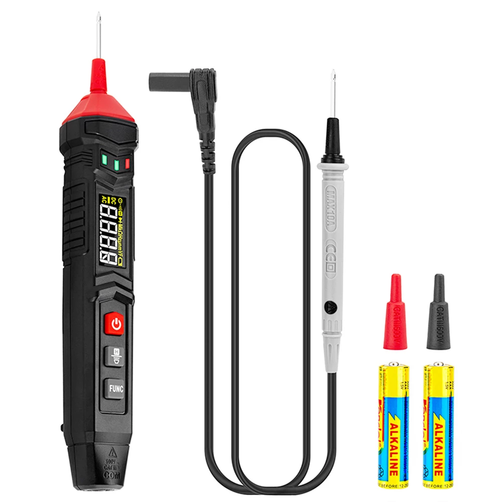 KAIWEETS ST120 Smart Pen Multimeter Digital Voltage Tester DC/AC Non-Contact Voltage Tester with Smart Auto Mode 6 KAIWEETS ST120 Smart Pen Multimeter Digital Voltage Tester DC/AC Non-Contact Voltage Tester with Smart Auto Mode - Image 6