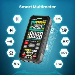 KAIWEETS ST500Y Auto-ranging AC/DC Smart Digital Multimeter, HD Color Display, Voltage Ohm Tester - 6000 Counts -US Consumer Electronics Shop KAIWEETS ST500Y Auto ranging AC DC Smart Digital Multimeter 505878 5