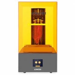 LONGER Orange 4K Resin 3D Printer, 10.5/31.5um Resolution, Parallel UV Lighting, Dual Z-Axis, Liner Guide, 118*66*190mm