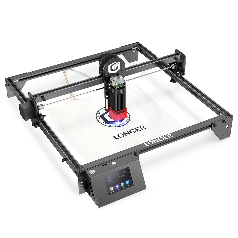 LONGER RAY5 Laser Engraver, 3.5inch Touch Screen, Offline Carving, Ultrafine Focused Laser, 32-Bit Chipset, Upgradable Laser Module, Compatible with Windows/MAC/Linux System 1 LONGER RAY5 Laser Engraver, 3.5inch Touch Screen, Offline Carving, Ultrafine Focused Laser, 32-Bit Chipset, Upgradable Laser Module, Compatible with Windows/MAC/Linux System