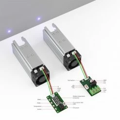 NEJE 3 MAX 11W+ Laser Engraver Cutter, E40 Laser Module, 0.06x0.06mm Fixed Focus, Built-in Air Assist, NEJE WIN Software, Android App Control, 460*810mm -US Consumer Electronics Shop NEJE 3 MAX E40 Laser Engraver Cutter 515937 4