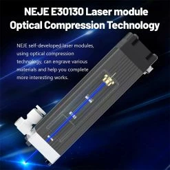 NEJE 3 Pro E30130 5.5W Laser Engraver Cutter, Auto Air Assist, APP Control, 0.06mm Compressed Spot, 0.01mm Precision, 1000mm/s, 400*410mm -US Consumer Electronics Shop NEJE 3 Pro E30130 CNC Laser Engraving Machine US Plug 501371 2