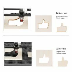 NEJE H8554 Honeycomb Panels 540 x 850mm Laser Bed, Laser Honeycomb Working Table for NEJE MAX Laser Engraver & Cutter -US Consumer Electronics Shop NEJE H8554 Honeycomb Panels 540 x 850mm 501437 4