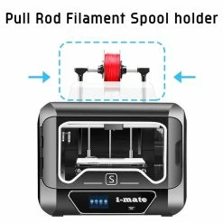 QIDI i Mates 3D Printer, All Metal Frame, Fully Closed Structure, 0.2mm Precision Extruder, 260x200x200mm 9 QIDI i Mates 3D Printer, All Metal Frame, Fully Closed Structure, 0.2mm Precision Extruder, 260x200x200mm -US Consumer Electronics Shop QIDI TECH i Mates 3D Printer 476701 3
