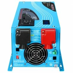 SunGoldPower 4000W 24V Pure Sine Wave Power Inverter, DC 24V Input, AC 120V Output, Low Frequency Inverter Charger for Home, RV, Truck, Off-Grid Solar Wind Power Inverters, 12000W Peak, Blue -US Consumer Electronics Shop SunGoldPower 4000W DC 24V Pure Sine Wave Inverter with Charger 493448 5