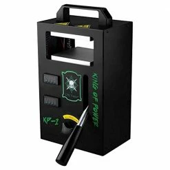 LTQ Vapor KP-1 Rosin Heat Press Machine, Dual 4.5*4.7in Heating Plates, 1000W, 4 Heating Rods, Digital Temperature Control, for Rosin and Dried Flowers