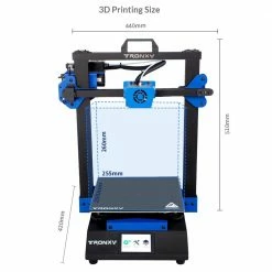 TRONXY XY-3 SE 3D Printer 255*255*260mm Printing Size Dual Extruder + Laser Engraving - Standard + Dual Extruder + Laser Version -US Consumer Electronics Shop Tronxy XY 3 SE Single Dual Extruder Laser Engraving 3D Printer 515941 4