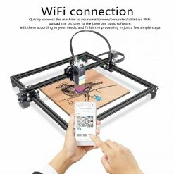 ZBAITU M37 10W CNC Laser Engraver Cutter, 0.08mm Compressed Spot, Focus Free, 32Bit Motherboard, WiFi Control, 370*370mm -US Consumer Electronics Shop ZBAITU M37 FF80 10W CNC Laser Engraving Cutting Machine US Plug 506264 3