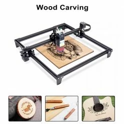 ZBAITU M37 10W CNC Laser Engraver Cutter, 0.08mm Compressed Spot, Focus Free, 32Bit Motherboard, WiFi Control, 370*370mm -US Consumer Electronics Shop ZBAITU M37 FF80 10W CNC Laser Engraving Cutting Machine US Plug 506264 4