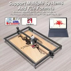 ZBAITU M81 10W CNC Laser Engraver, 0.08mm Compressed Spot, Focus Free, Offline Engraving, Cuts 10mm Wood in One Pass, 460*810mm -US Consumer Electronics Shop ZBAITU M81 FF80 10W CNC Laser Engraving Cutting Machine US Plug 506263 3