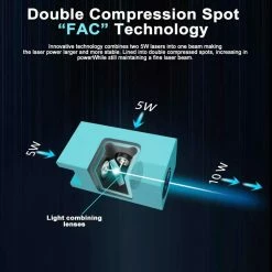 ZBAITU M81 10W CNC Laser Engraver, 0.08mm Compressed Spot, Focus Free, Offline Engraving, Cuts 10mm Wood in One Pass, 460*810mm -US Consumer Electronics Shop ZBAITU M81 FF80 10W CNC Laser Engraving Cutting Machine US Plug 506263 4