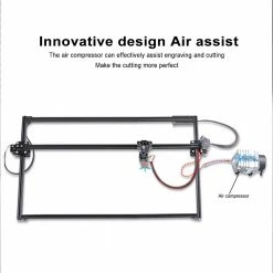 ZBAITU M81 EAIR 10W CNC Laser Engraver, Air Assist, 0.08mm Compressed Spot, Focus Free, Offline Engraving, Cuts 10mm Wood in One Pass, 460*810mm -US Consumer Electronics Shop ZBAITU M81 FF80 EAIR 10W CNC Laser Engraving Cutting Machine 517182 4