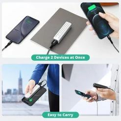 ZENDURE SuperMini 5K 5000mAh 20W Portable Power Bank, X-Charge Mode, ZEN+2.0 Technology, 1 x USB-C, 1 x USB-A, Black -US Consumer Electronics Shop ZENDURE SuperMini 5K Portable Power Bank Black 501490 2