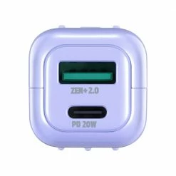 ZENDURE SuperMini 5K 5000mAh 20W Portable Power Bank, X-Charge Mode, ZEN+2.0 Technology, 1 x USB-C, 1 x USB-A, Purple -US Consumer Electronics Shop ZENDURE SuperMini 5K Portable Power Bank Purple 501492 2