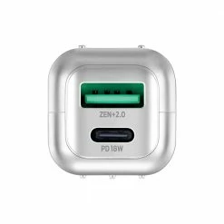 ZENDURE SuperMini 5K 5000mAh 20W Portable Power Bank, X-Charge Mode, ZEN+2.0 Technology, 1 x USB-C, 1 x USB-A, Silver -US Consumer Electronics Shop ZENDURE SuperMini 5K Portable Power Bank Silver 501491 3