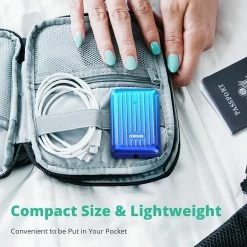 ZENDURE SuperMini 10000mAh 20W PD Power Bank, ZEN+2.0 Technology, 1x USB-C, 2 x USB-A, Black -US Consumer Electronics Shop ZENDURE SuperMini Portable Power Bank Black 501481 3