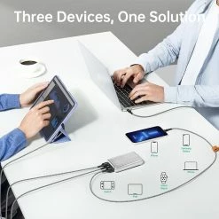 ZENDURE SuperMini X3 10000mAh 45W PD Power Bank, PPS Max 33W, PD3.0 QC3.0 PE+ BC1.2, 1xUSB-C, 2xUSB-A, Silver -US Consumer Electronics Shop ZENDURE SuperMini X3 Portable Power Bank Silver 501570 2