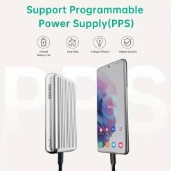 ZENDURE SuperMini X3 10000mAh 45W PD Power Bank, PPS Max 33W, PD3.0 QC3.0 PE+ BC1.2, 1xUSB-C, 2xUSB-A, Silver -US Consumer Electronics Shop ZENDURE SuperMini X3 Portable Power Bank Silver 501570 3