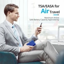 ZENDURE SuperTank 26800mAh/100W PD Portable Power Bank, Fast Charging, Ultra-High Capacity, Wide Compatibility - Blue -US Consumer Electronics Shop ZENDURE SuperTank 26800mAh 100W PD Portable Power Bank Blue 501571 4