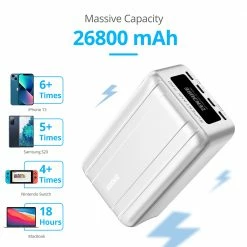 ZENDURE SuperTank Pro 26800mAh 100WPD Portable Power Bank with OLED Screen, 4 USB-C Ports, Support Firmware Upgrade -US Consumer Electronics Shop ZENDURE SuperTank Pro 26800mAh 100WPD Portable Power Bank 501573 3