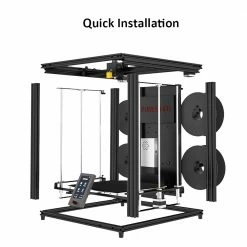 Zonestar Z9V5Pro-MK4 4 Extruders 3D Printer, 4 Colors, Auto Leveling, 32 Bit Control Board, Resume Printing, TFT-LCD, 300x300x400mm -US Consumer Electronics Shop Zonestar Z9V5 MK4 4 Extruders 3D Printer 507555 2