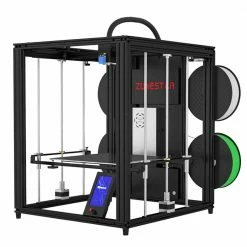 Zonestar Z9V5Pro-MK4 4 Extruders 3D Printer with 4*0.25kg Filament, 4 Colors, Auto Leveling, 32 Bit Control Board, Resume Printing, TFT-LCD, 300x300x400mm